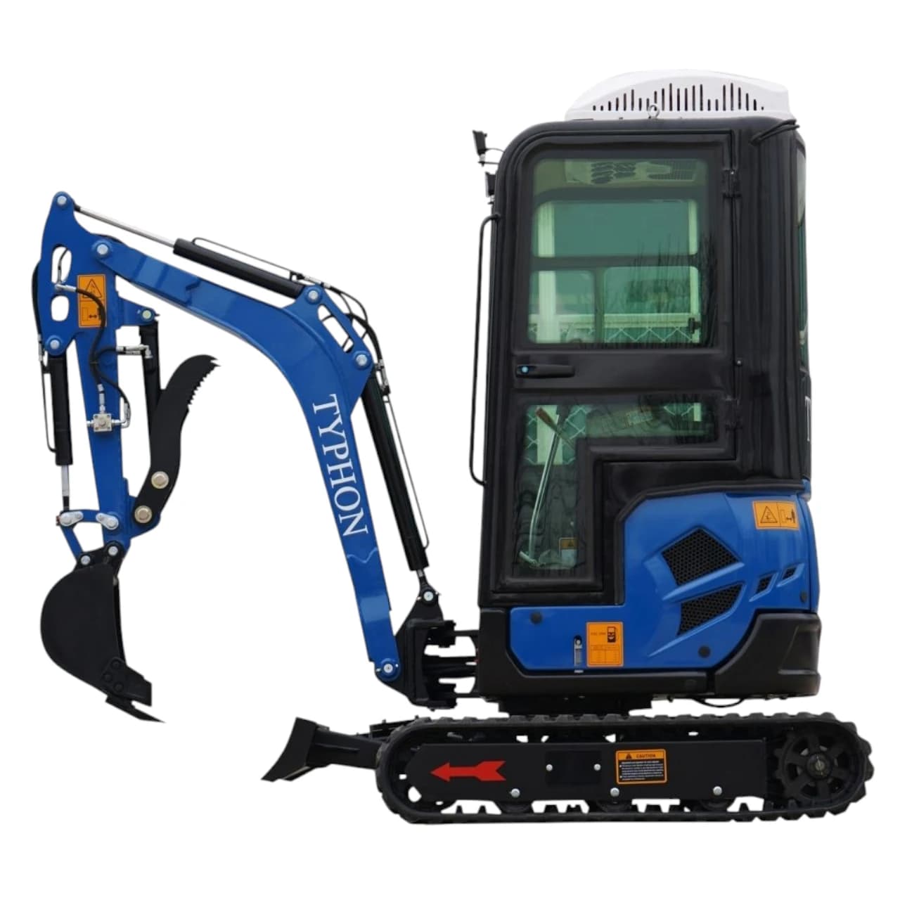 2025 4 000 lb TYPHON TERROR XVII Cabin Mini Excavator
