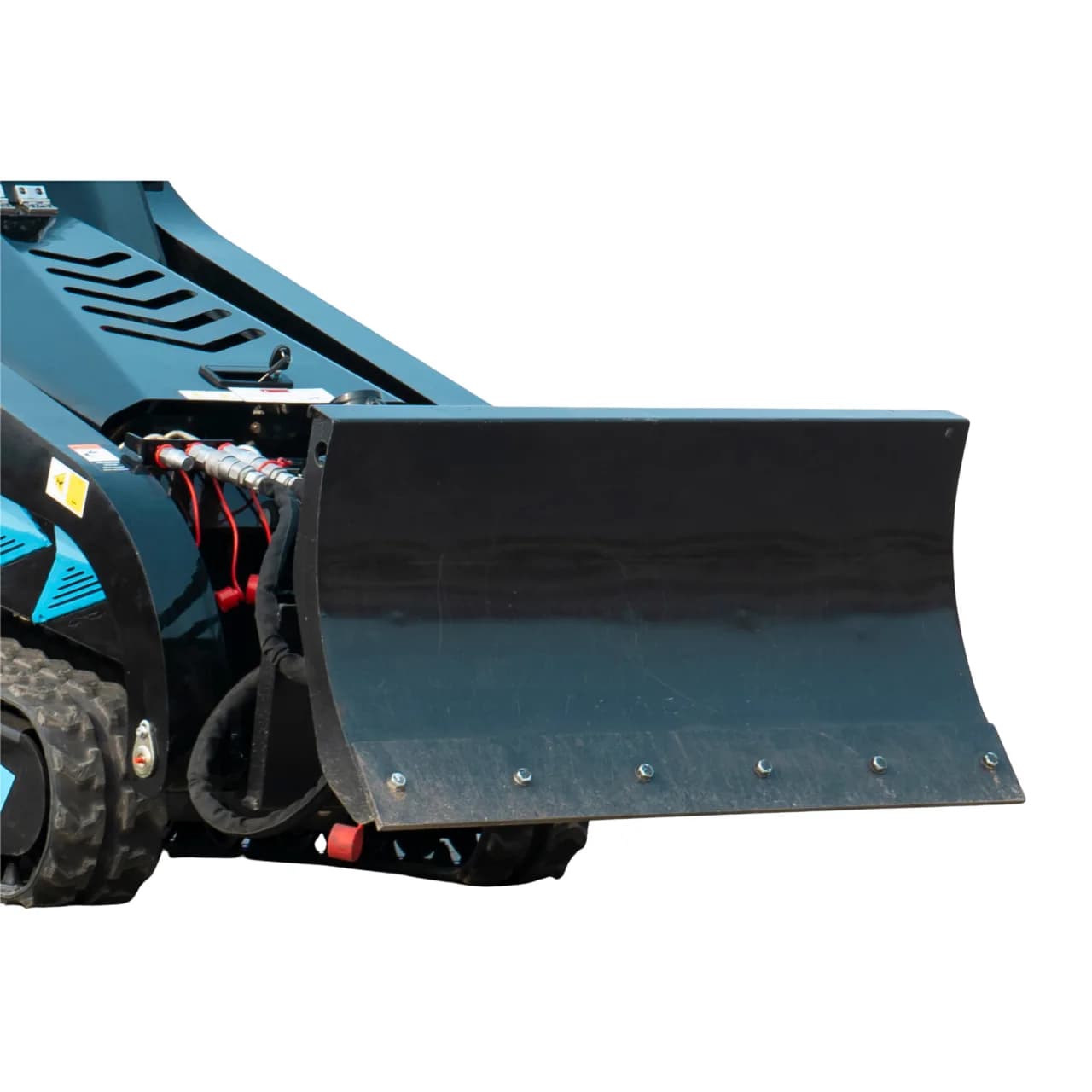 Hydraulic Angle Dozer Blade 30° for TYPHON STOMP X1300 & STOMP 509 Mini Skid Steers - Heavy-Duty Grading & Snow Attachment