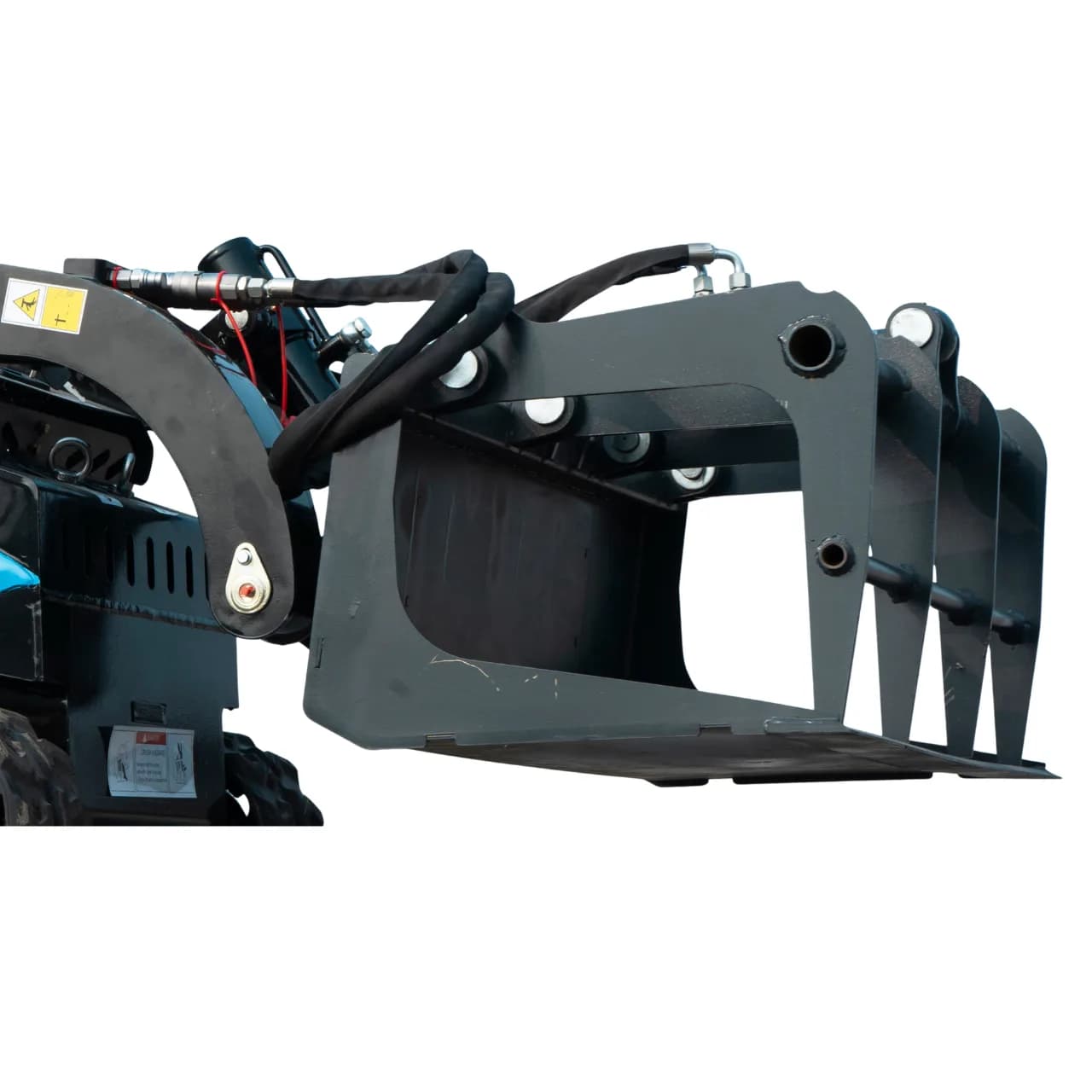 Heavy-Duty Solid Bottom Grapple Bucket for TYPHON STOMP X1300 & STOMP...