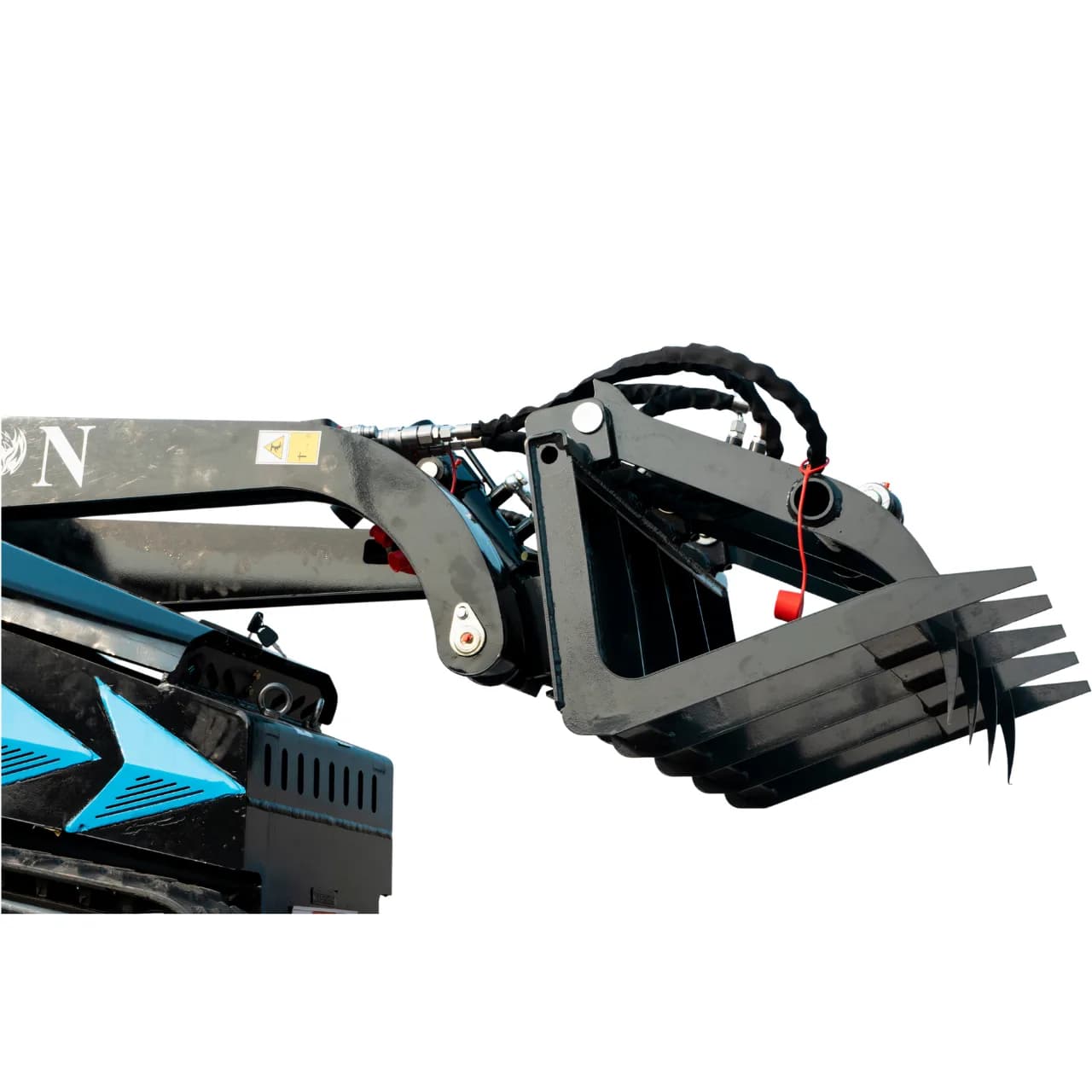 Hydraulic Wood Grabber Attachment Mini Skid Steer Loader