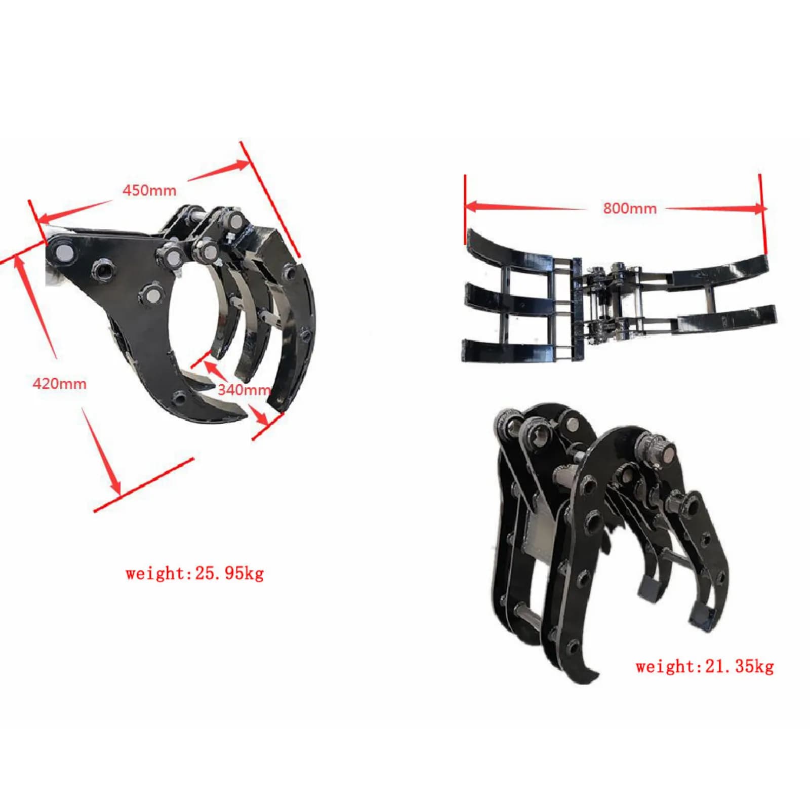 TYPHON Attachments Grapple Attachment thumbnail 2