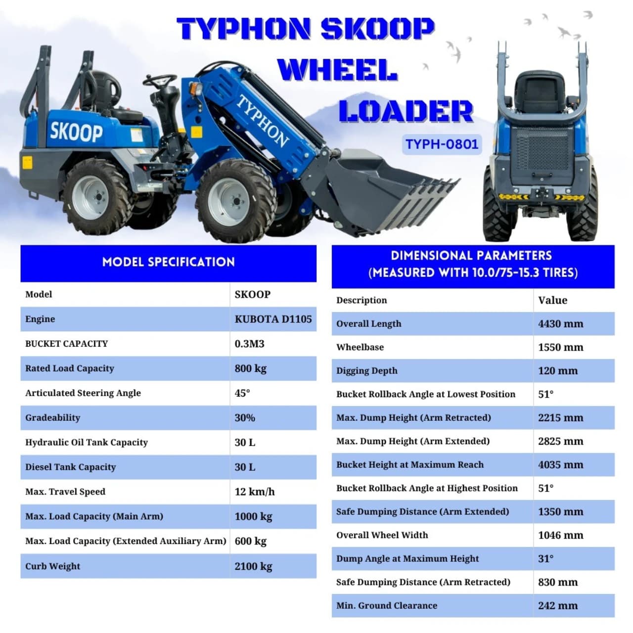 TYPHON Telescopic Wheel Loader thumbnail 2