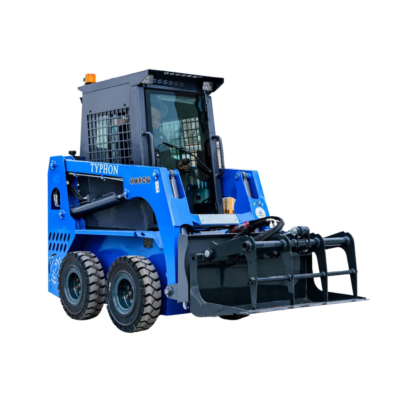 Heavy-Duty Solid Bottom Grapple Bucket for TYPHON STOMP X1300 & STOMP... thumbnail 2