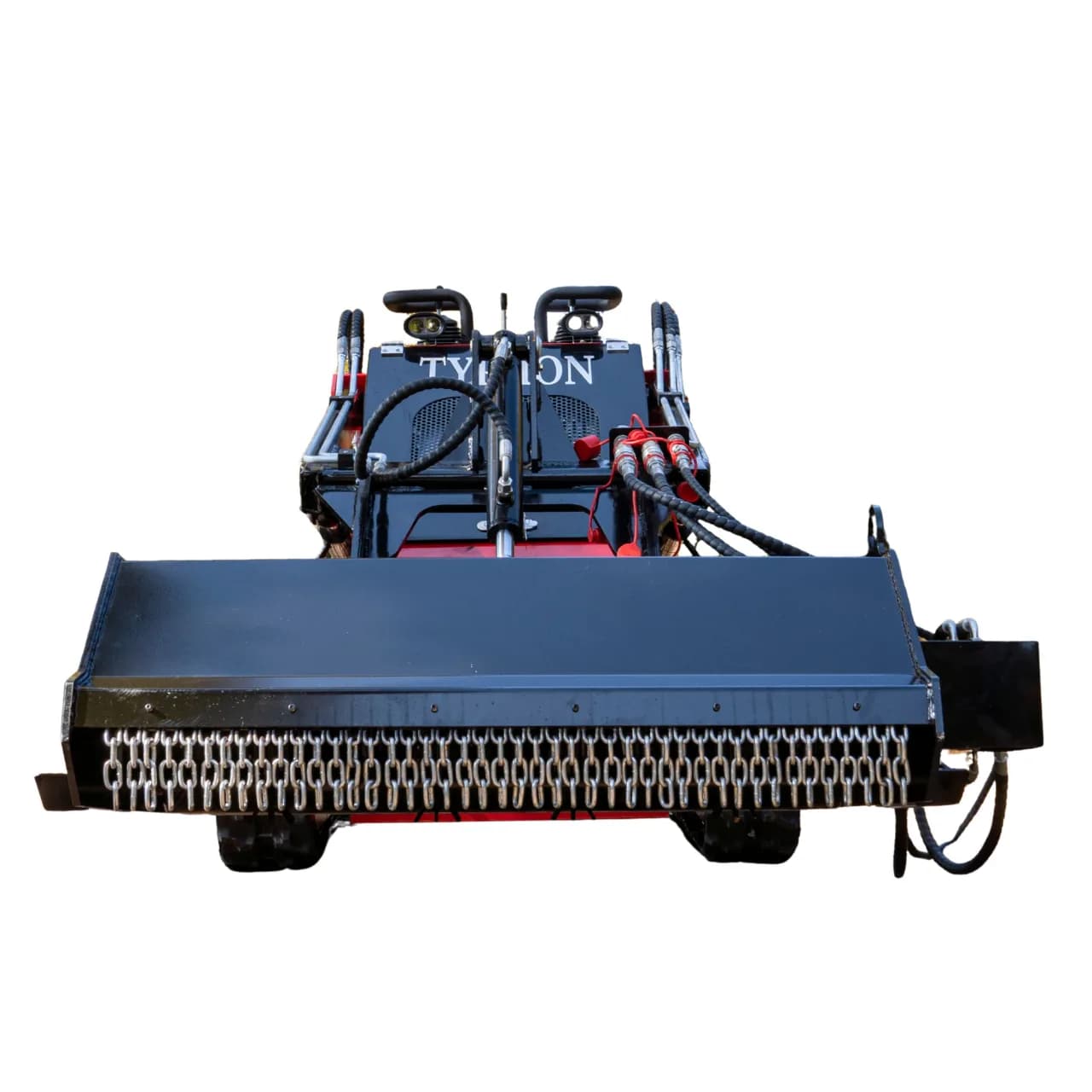 1450mm Heavy Duty Flail Mower Attachment 19 Teeth for TYPHON Mini Skid Steer Loader thumbnail 2
