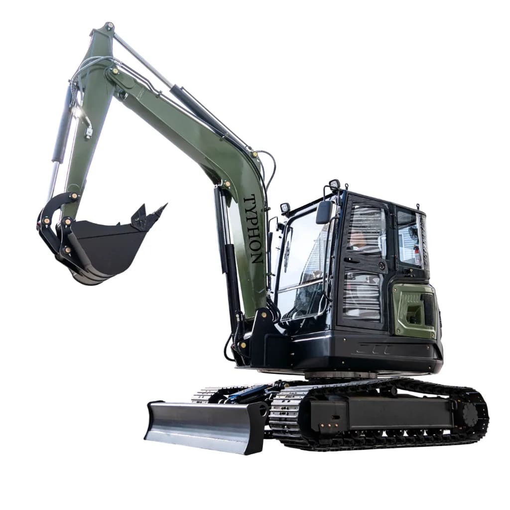 TYPHON TERROR LXV 6.6 Ton Excavator Kubota V2607 56.9HP AC/Heater Cabin... thumbnail 3