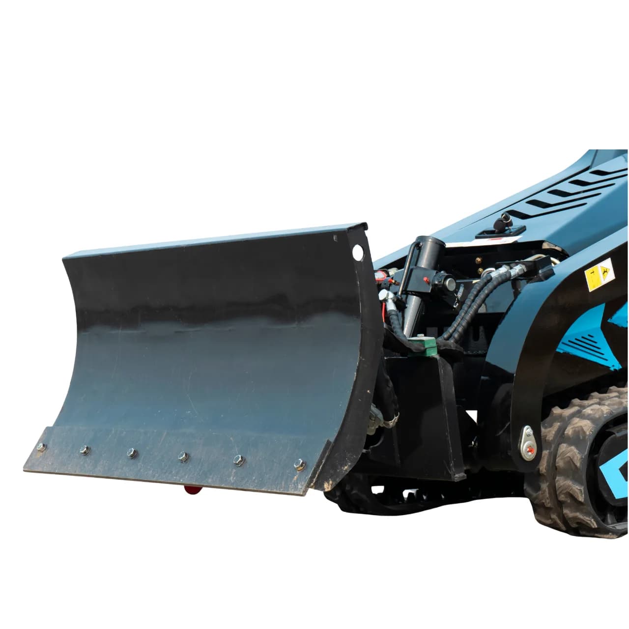 Hydraulic Angle Dozer Blade 30° for TYPHON STOMP X1300 & STOMP 509 Mini Skid Steers - Heavy-Duty Grading & Snow Attachment thumbnail 3