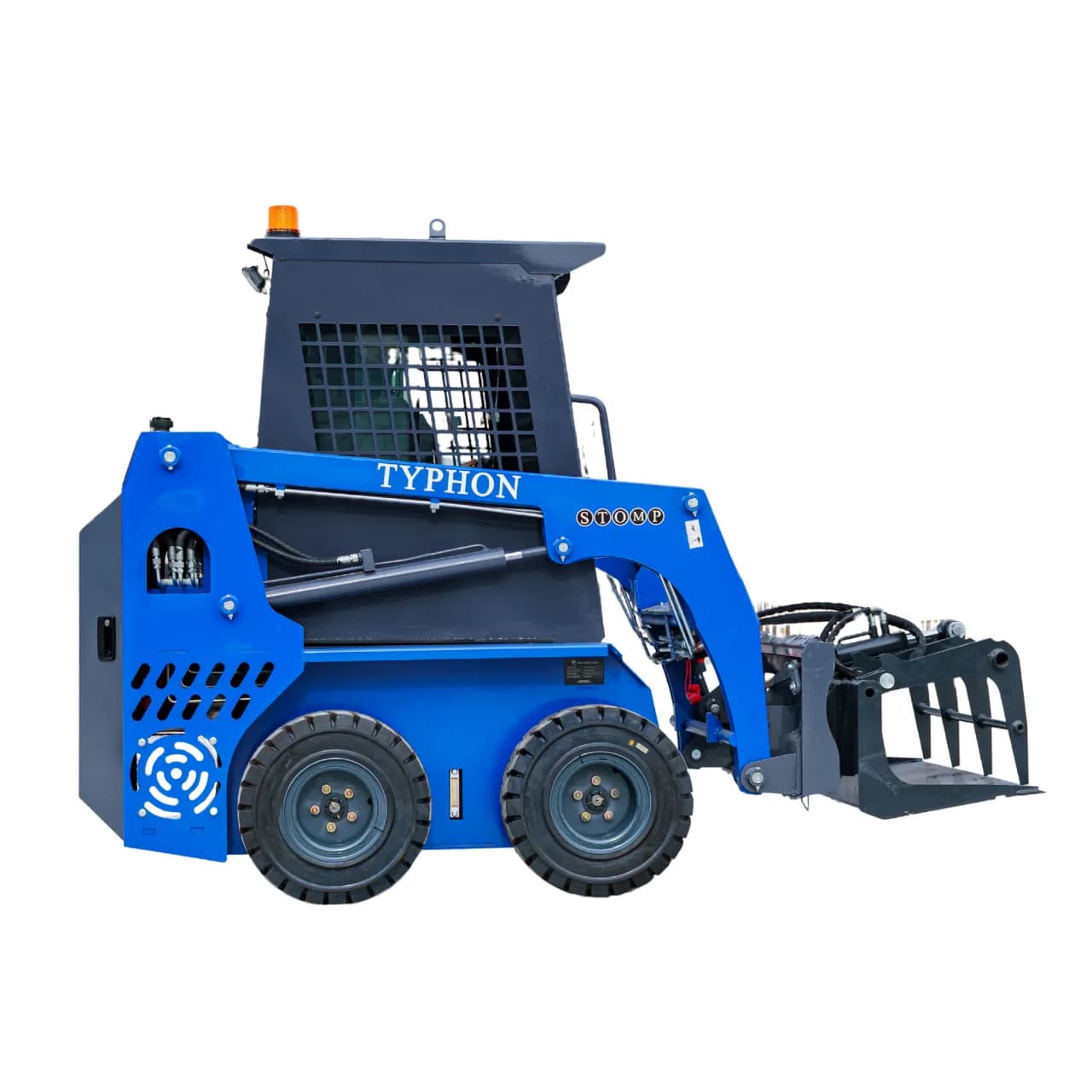 Heavy-Duty Solid Bottom Grapple Bucket for TYPHON STOMP X1300 & STOMP... thumbnail 3