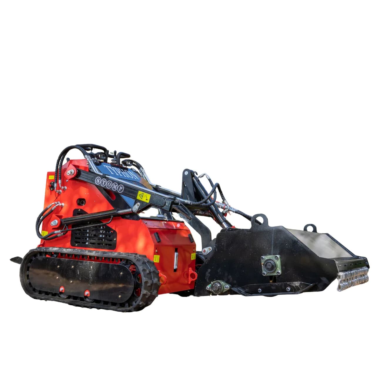 1450mm Heavy Duty Flail Mower Attachment 19 Teeth for TYPHON Mini Skid Steer Loader thumbnail 3