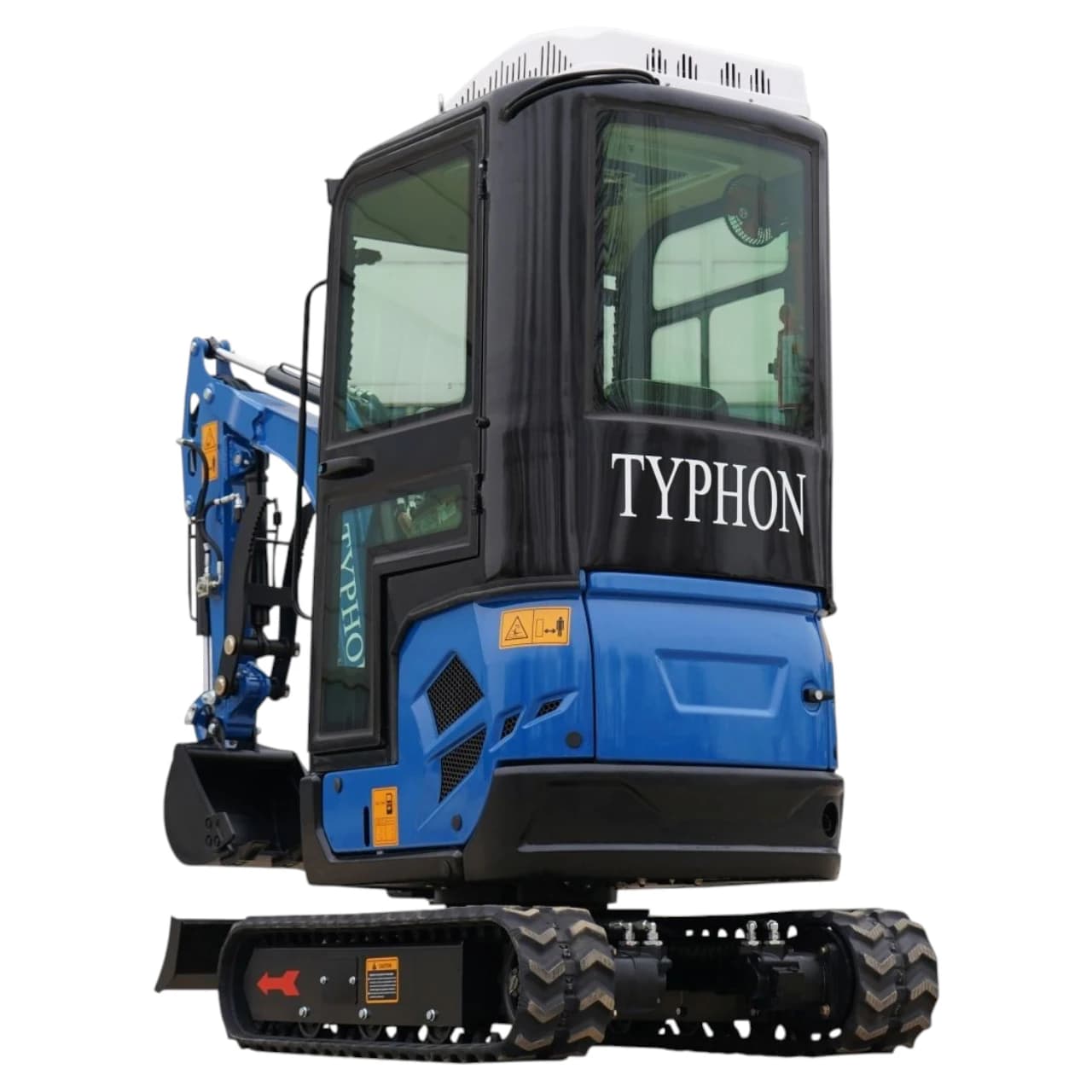 2025 4 000 lb TYPHON TERROR XVII Cabin Mini Excavator thumbnail 4