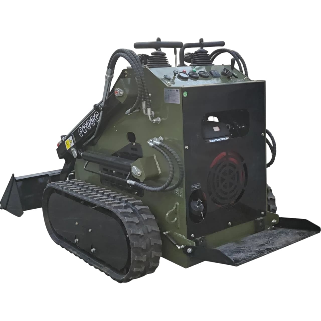 Skid-Steer Loader Tracked 22.1 HP Honda EPA Gasoline Engine for Gardens... thumbnail 4