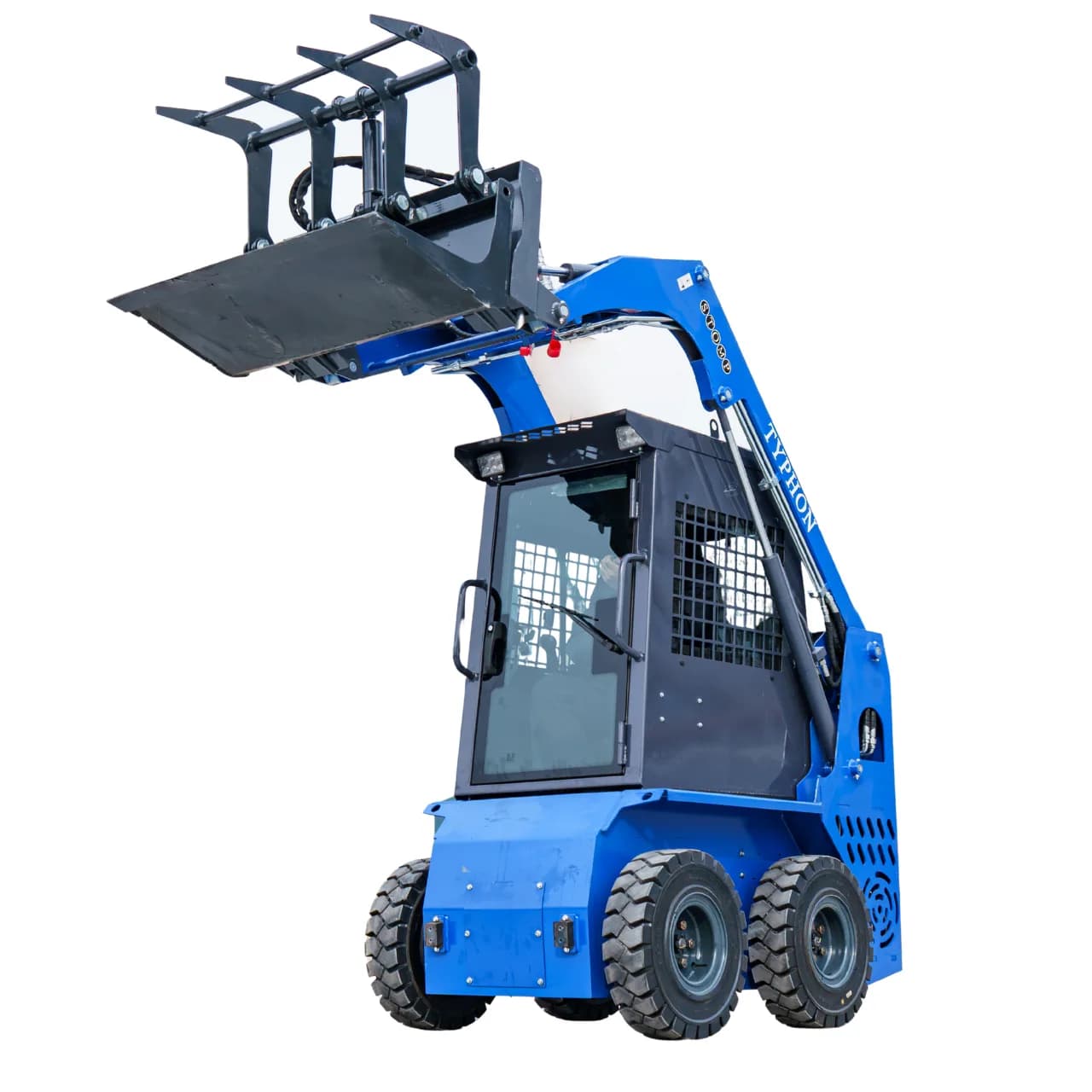Heavy-Duty Solid Bottom Grapple Bucket for TYPHON STOMP X1300 & STOMP... thumbnail 4