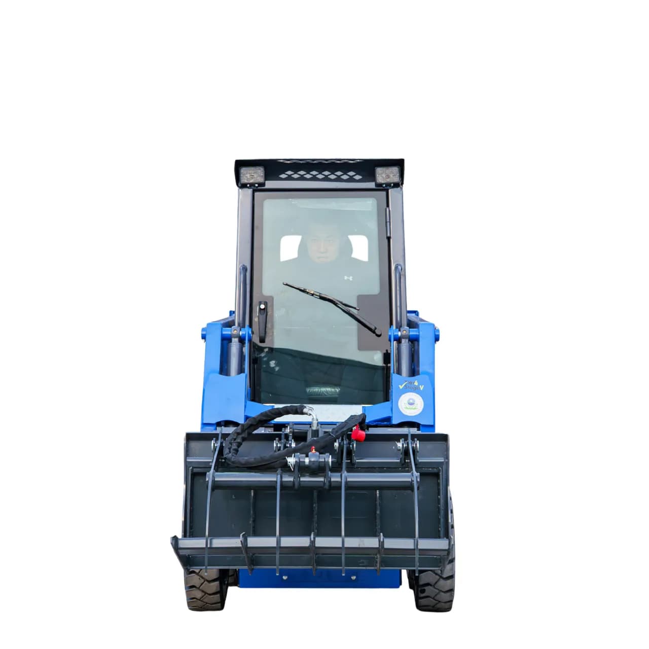 Hydraulic Wood Grabber Attachment Mini Skid Steer Loader thumbnail 4