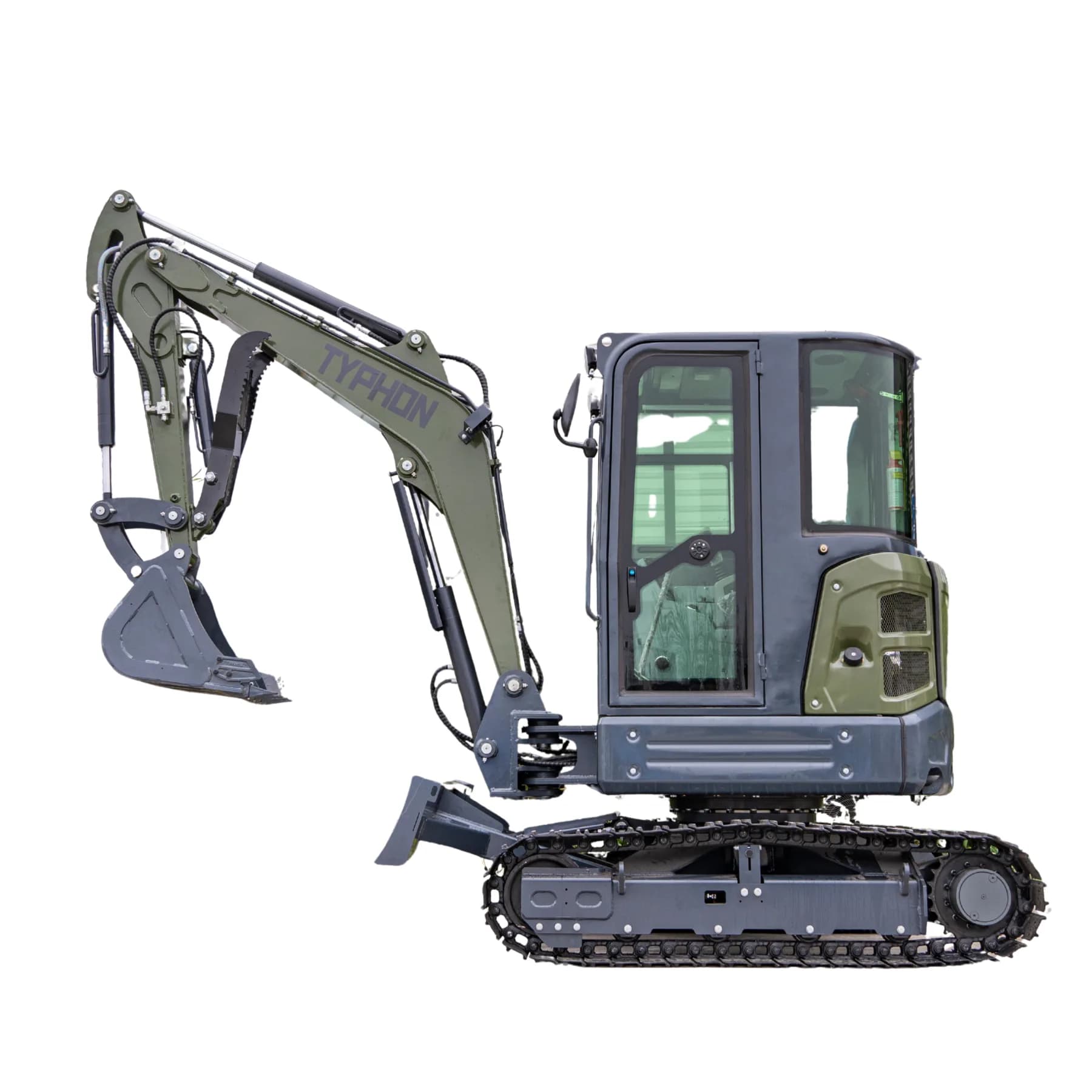 TYPHON KUVUO 4.0 four ton cabin Mini Excavator thumbnail 5
