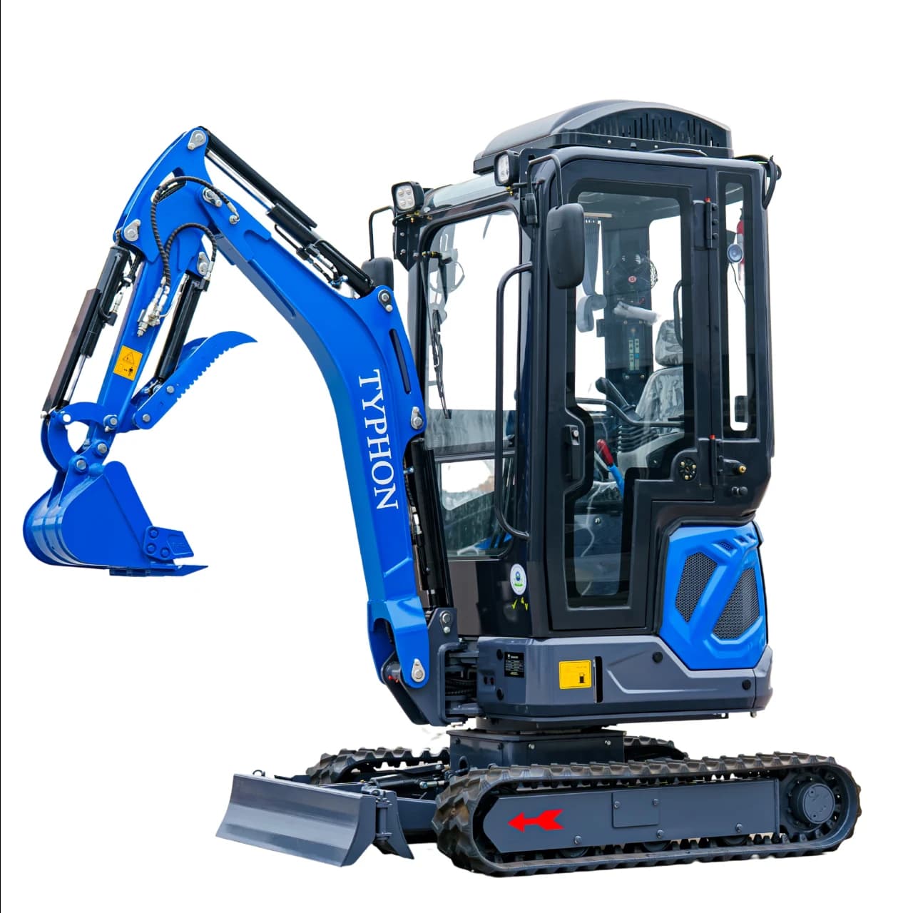 TYPHON TERROR XIX Prestige AC/Heater Cabin Mini Excavator thumbnail 5