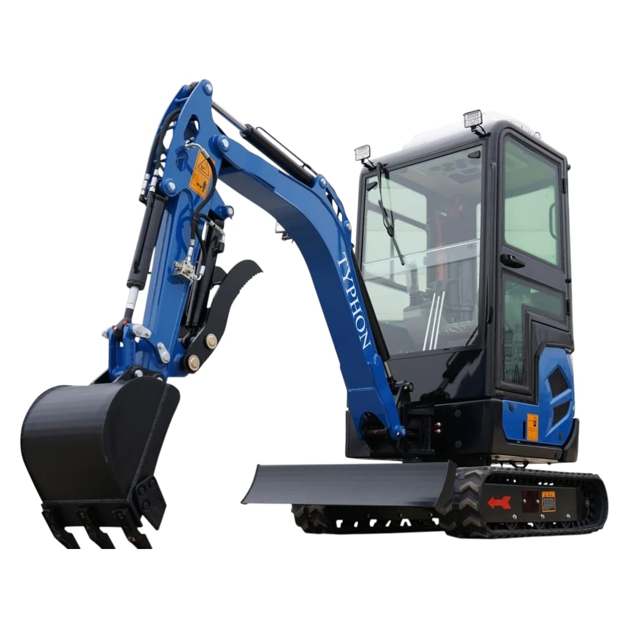 2025 4 000 lb TYPHON TERROR XVII Cabin Mini Excavator thumbnail 5