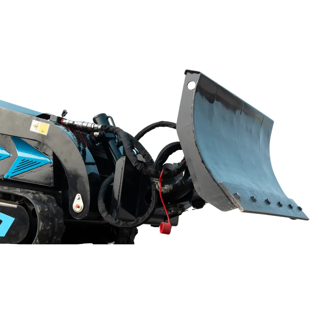 Hydraulic Angle Dozer Blade 30° for TYPHON STOMP X1300 & STOMP 509 Mini Skid Steers - Heavy-Duty Grading & Snow Attachment thumbnail 5
