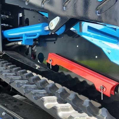 TYPHON STOMP V900 Mini Track Loader Kubota D1105 25HP Diesel Stand-On Skid Steer Loader thumbnail 40