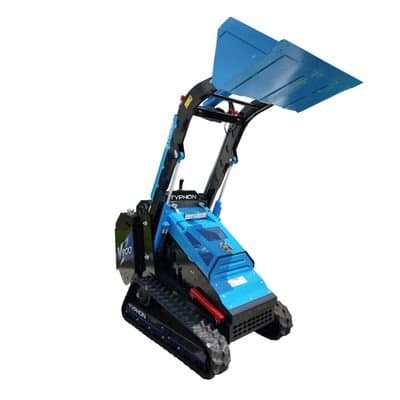 TYPHON STOMP V900 Mini Track Loader Kubota D1105 25HP Diesel Stand-On Skid Steer Loader thumbnail 25