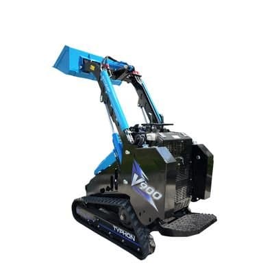 TYPHON STOMP V900 Mini Track Loader Kubota D1105 25HP Diesel Stand-On Skid Steer Loader thumbnail 28