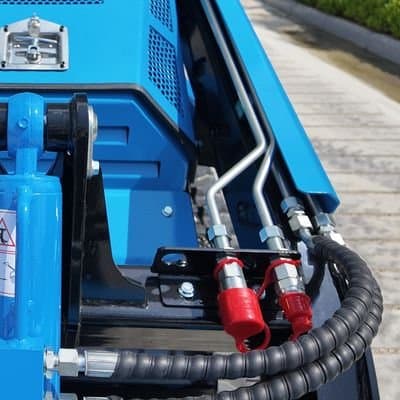TYPHON STOMP V900 Mini Track Loader Kubota D1105 25HP Diesel Stand-On Skid Steer Loader thumbnail 37