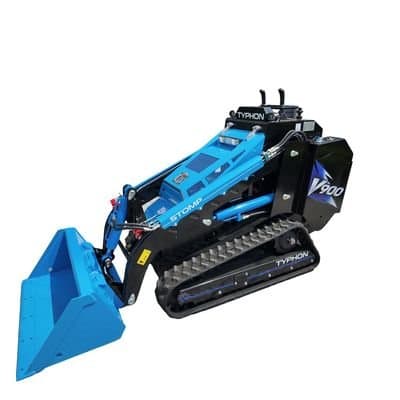 TYPHON STOMP V900 Mini Track Loader Kubota D1105 25HP Diesel Stand-On Skid Steer Loader thumbnail 22