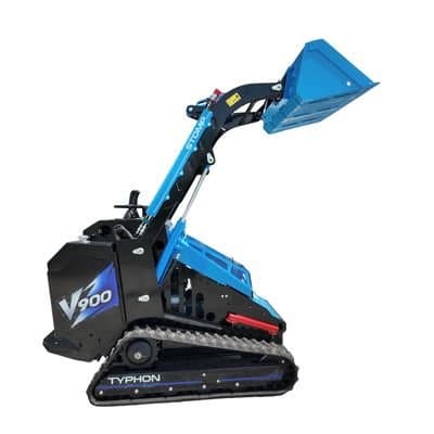 TYPHON STOMP V900 Mini Track Loader Kubota D1105 25HP Diesel Stand-On Skid Steer Loader thumbnail 24