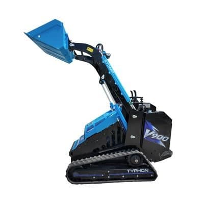TYPHON STOMP V900 Mini Track Loader Kubota D1105 25HP Diesel Stand-On Skid Steer Loader thumbnail 29