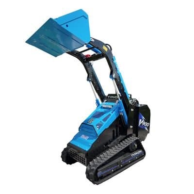 TYPHON STOMP V900 Mini Track Loader Kubota D1105 25HP Diesel Stand-On Skid Steer Loader thumbnail 30