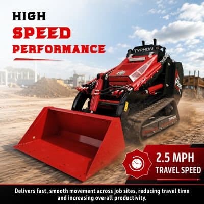 TYPHON STOMP V900 1.4 Ton Mini Track Loader Featuring Dual Auxiliary... thumbnail 9