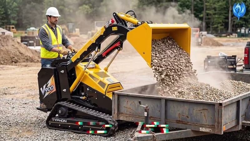 TYPHON STOMP V900 1.4-Ton Compact Track Loader with 25HP Kubota Diesel... thumbnail 41