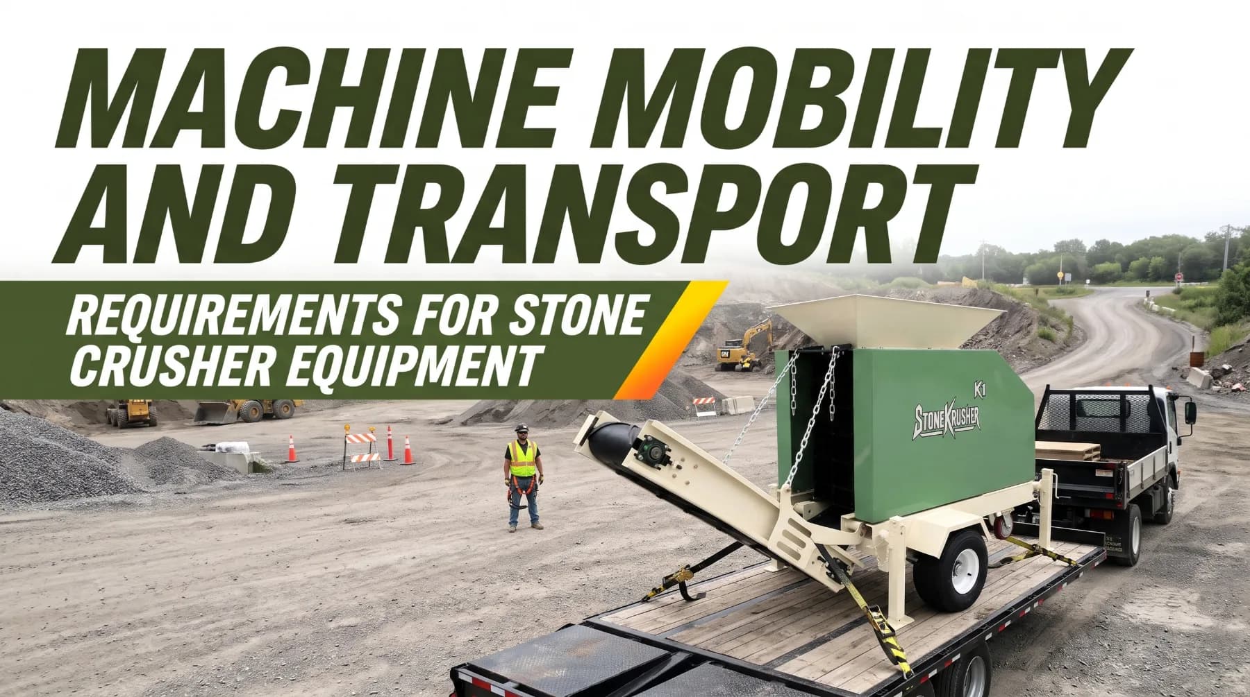 Machine Mobility and Transport Requirements for Stone Crusher Equipment