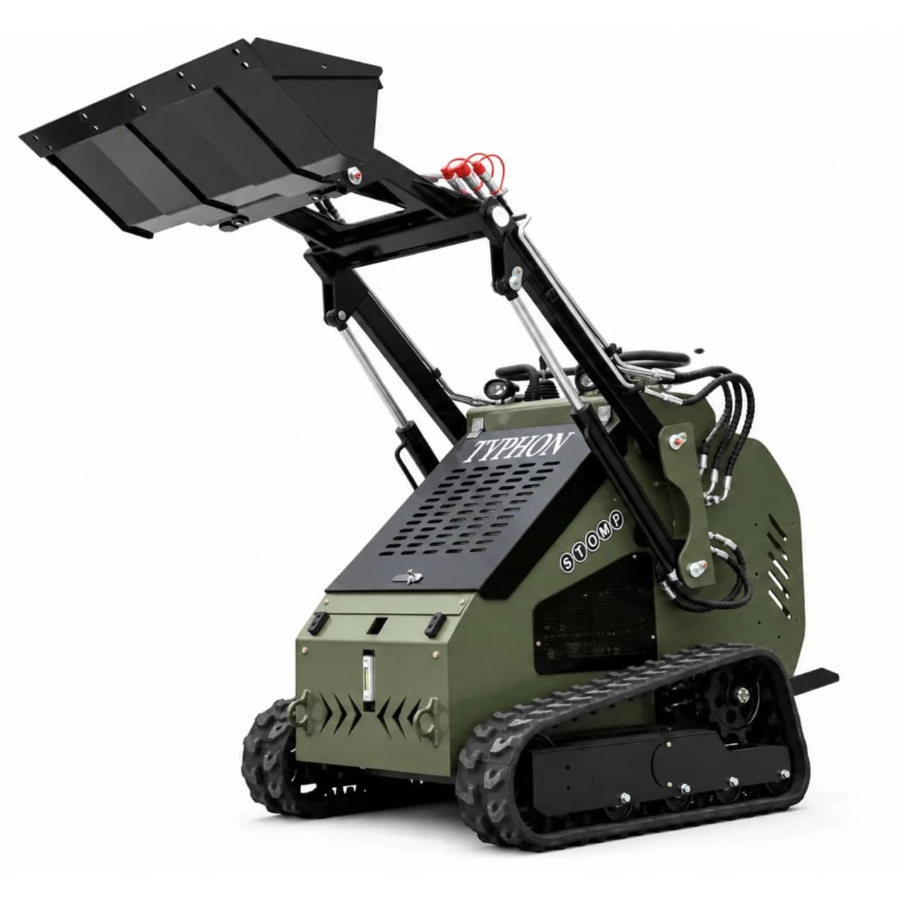 TYPHON STOMP 502 PRO Mini Tracked Skid Steer Loader thumbnail 5