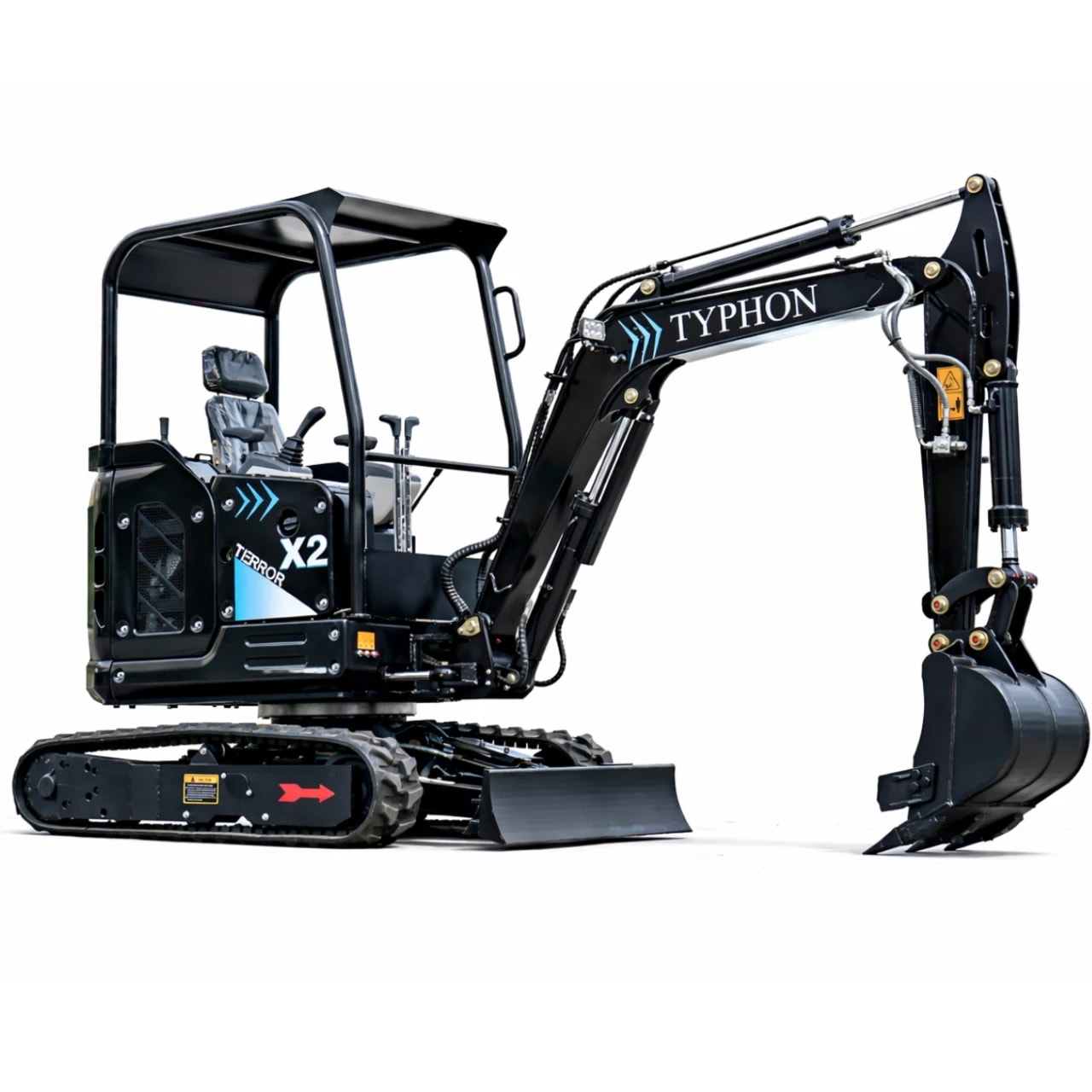 TYPHON TERROR X2 Max Canopy Mini Excavator