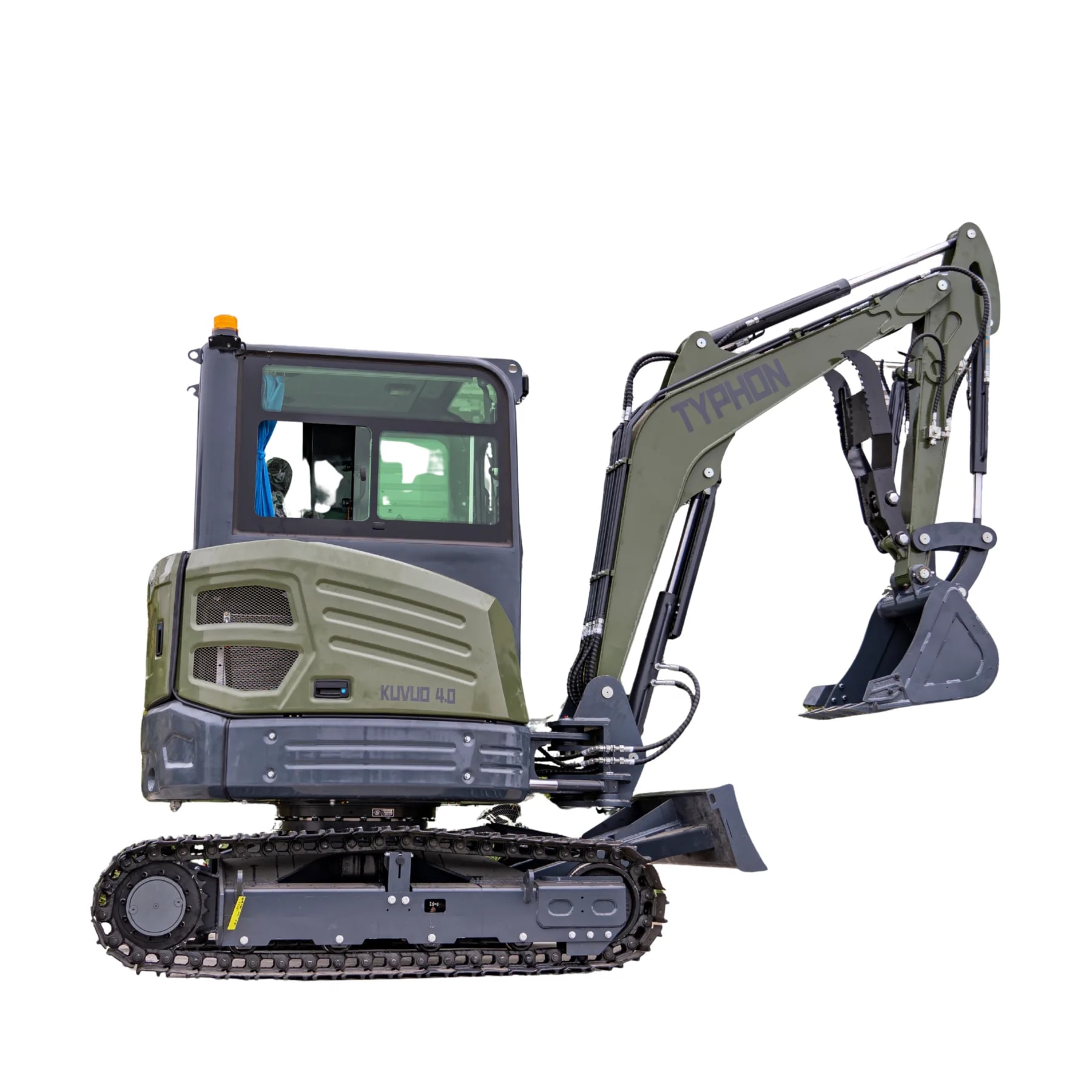 TYPHON KUVUO 4.0 four ton cabin Mini Excavator