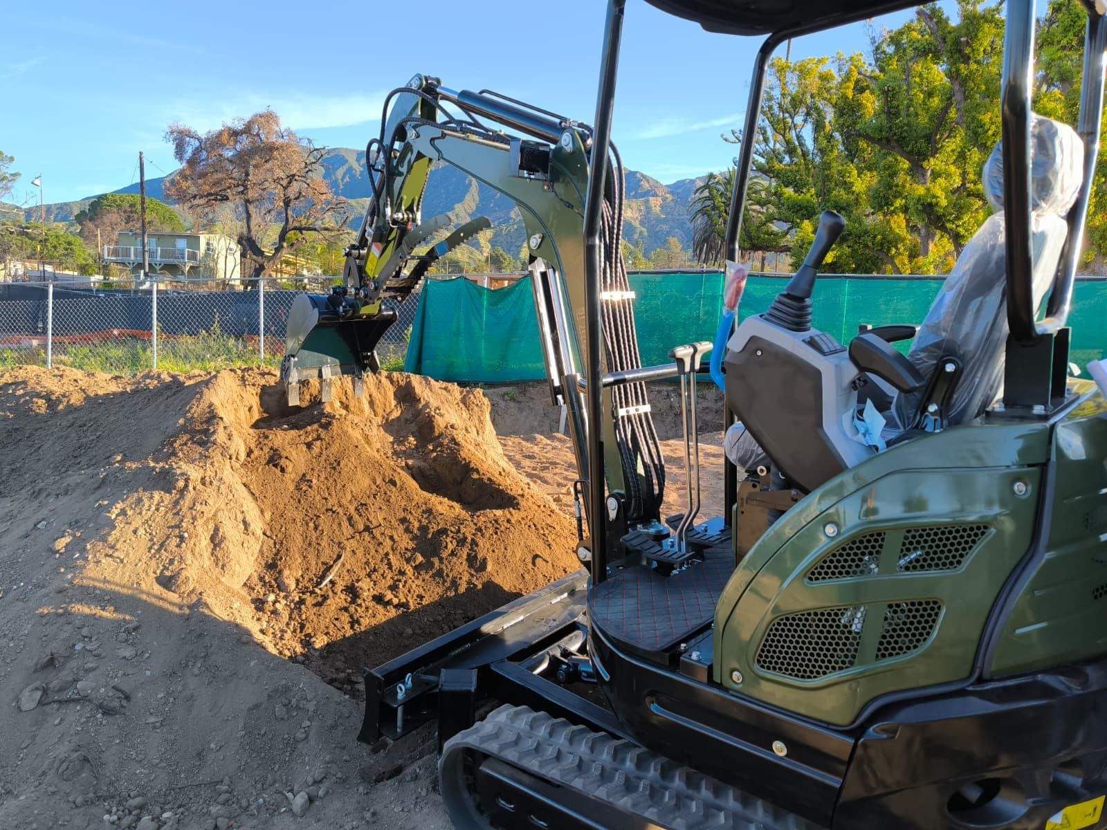 At the Site working