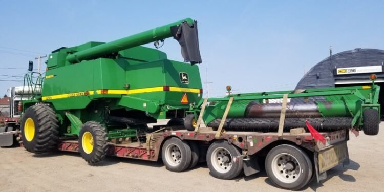 Farm Tools Transport in Manitoba and Saskatchewan