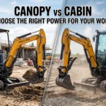 Mini Excavator Canopy vs Cabin: Which One Should You Choose?